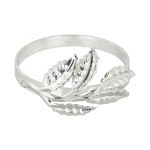 Кольцо декоративное для салфеток ⌀4 см, h4 см, №02 ветка/серебро, Stilerra PFH-049