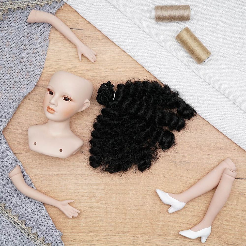 Трессы Элит кудри №38 001, длина волос 38см, ширина 100 см, 1шт, 26449