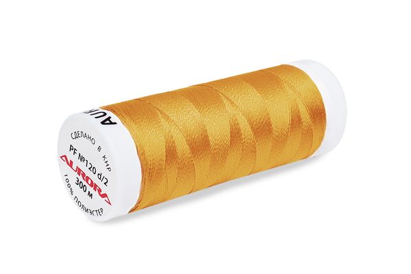 Нитки для креативных работ Aurora №120, 300 м, цв. PF512, 5 катушек