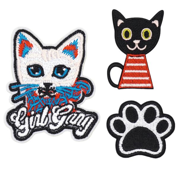 Термоаппликации Котики 2, 3 шт, Hobby&Pro