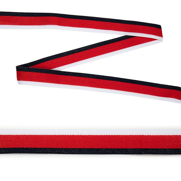 Тесьма лампасная 20 мм / 45.7 метров, тканая в рубчик, NET7220