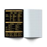 Тетрадь со справочным материалом Золотая коллекция, тиснение золотой фольгой, A5+ 48 л. на скобе 65 г/м², белизна 100 %, 10 шт, клетка, 01323 Золотая коллекция Английский язык, Светоч Т145