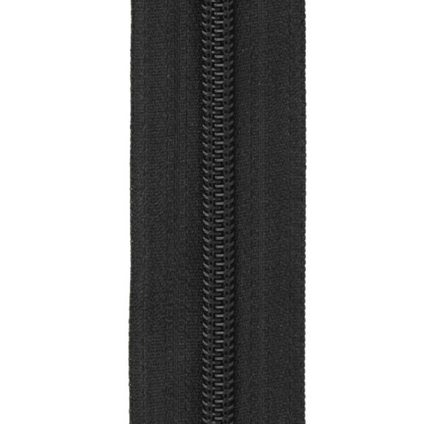 Молния рулонная спираль (витая) Т7 (7 мм) / 100 метров, 310 черный, Gamma