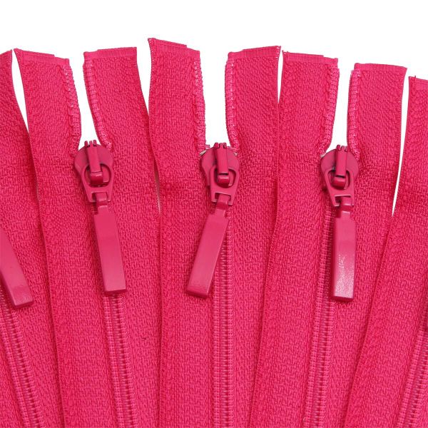 Молния спираль (витая) Arta Т5 (5 мм) 1 зам., разъем., 80 см, цв. 383 малина, уп.5 шт