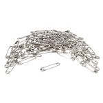 Булавки английские l=28 мм, никель, 100 шт, С-56