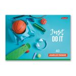 Альбом для рисования 100 г/м², A4 29х20.5 см, 10 шт, на скобе 40 л, 40АЛСК4_000227 Мы в спорте, Светоч