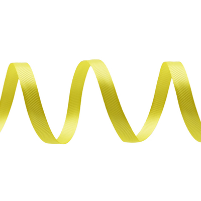 Лента декоративная ёлочка 15.0 мм / 20±1 метров, 82 желтый