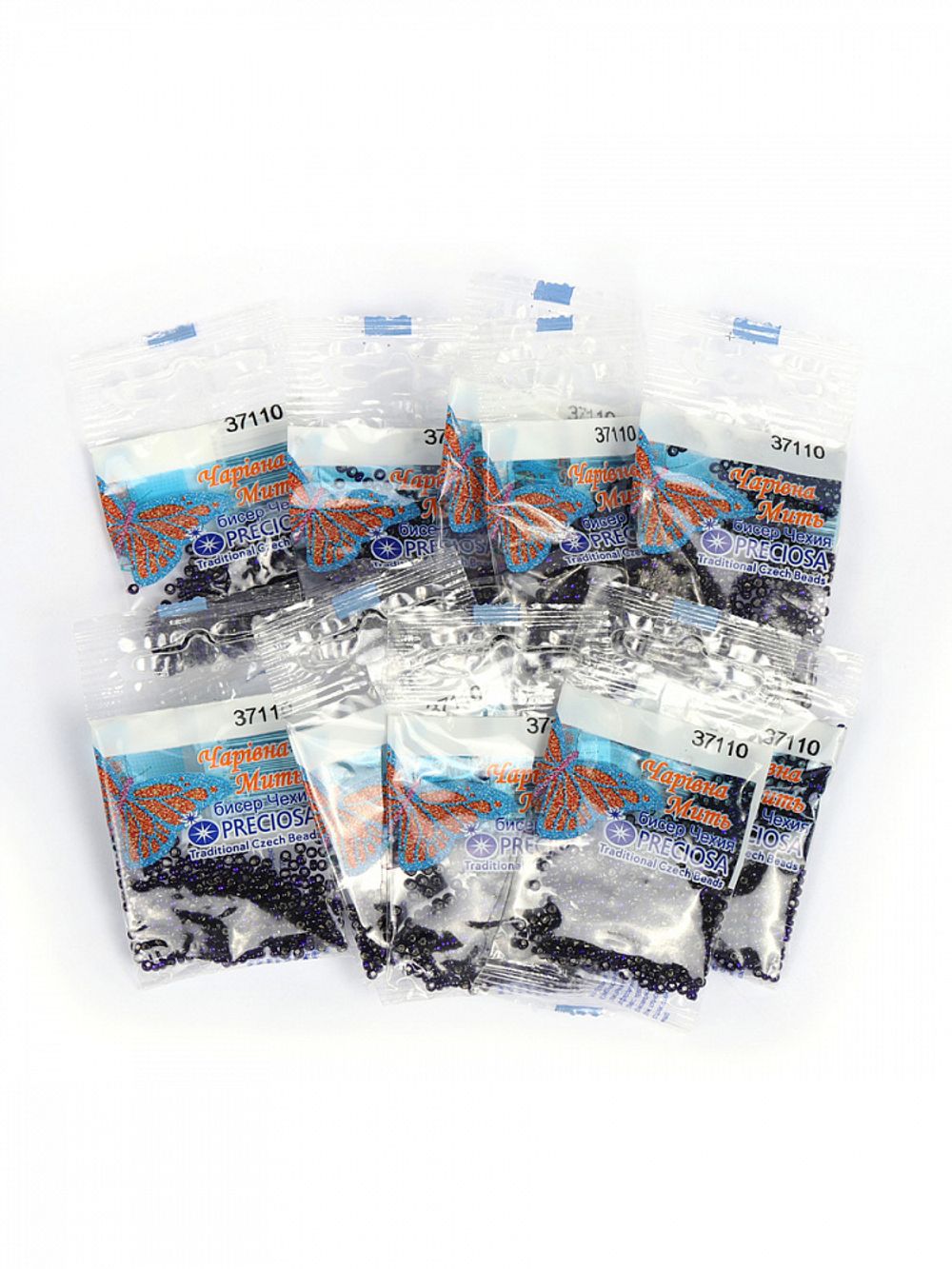 Бисер Preciosa 10/0 (2.3 мм), 50 г (10х5 г), цв. 37110