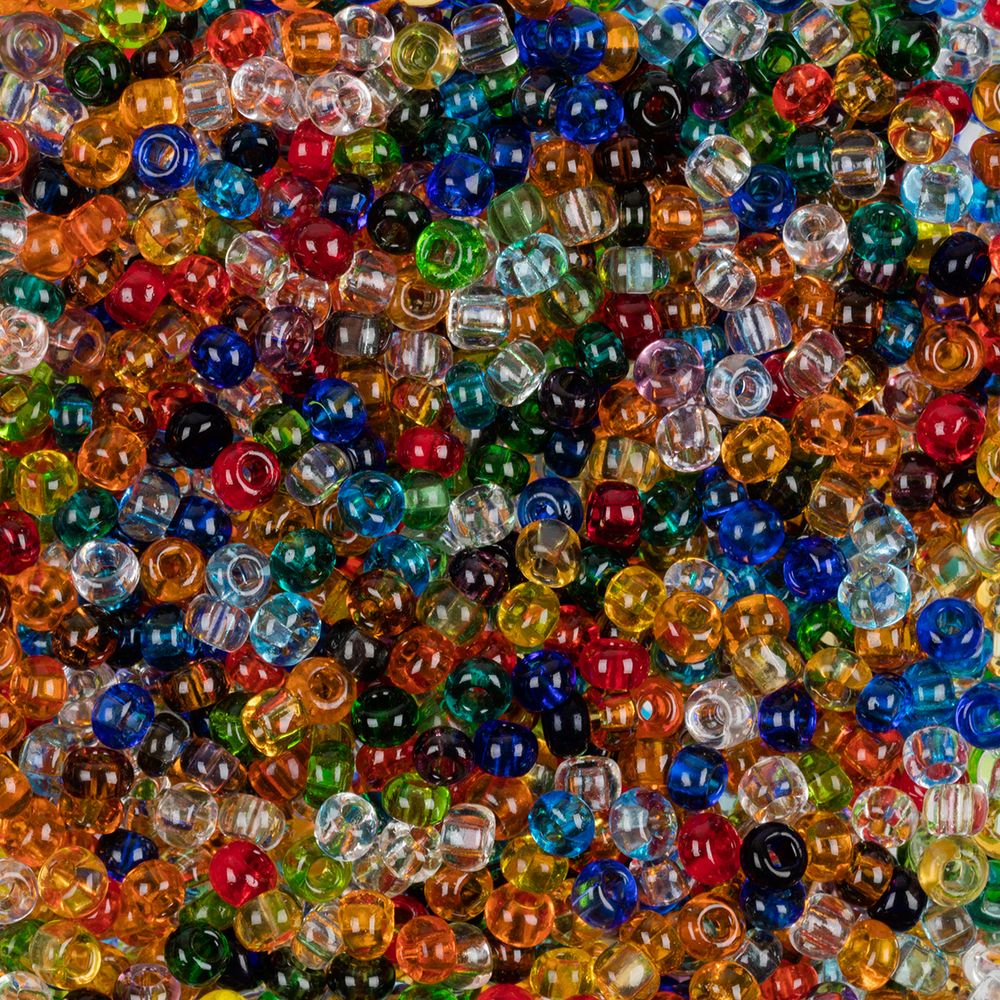 Бисер Preciosa ассорти 371-99001 50 г, 8/0 19691 разноцветный, 371-99001