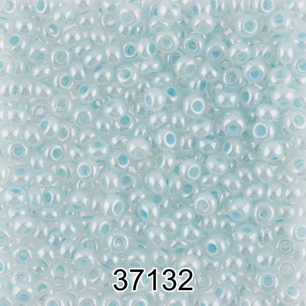 Бисер Preciosa круглый 10/0, 2.3 мм, 500 г, 37132 (Ф032) св.голубой