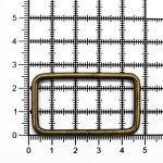 Рамка прямоугольная металл 40х3 мм (латунь), 100 шт