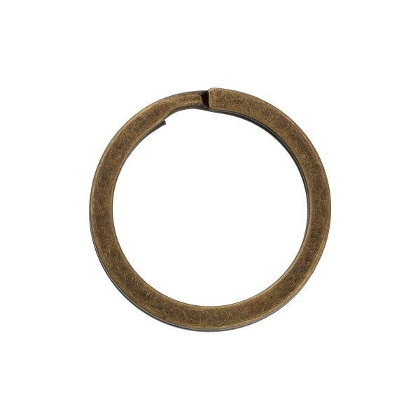 Кольцо для ключей и брелоков ⌀20 мм, металл, 24 под бронзу, Gamma GH 108/20, 20 шт