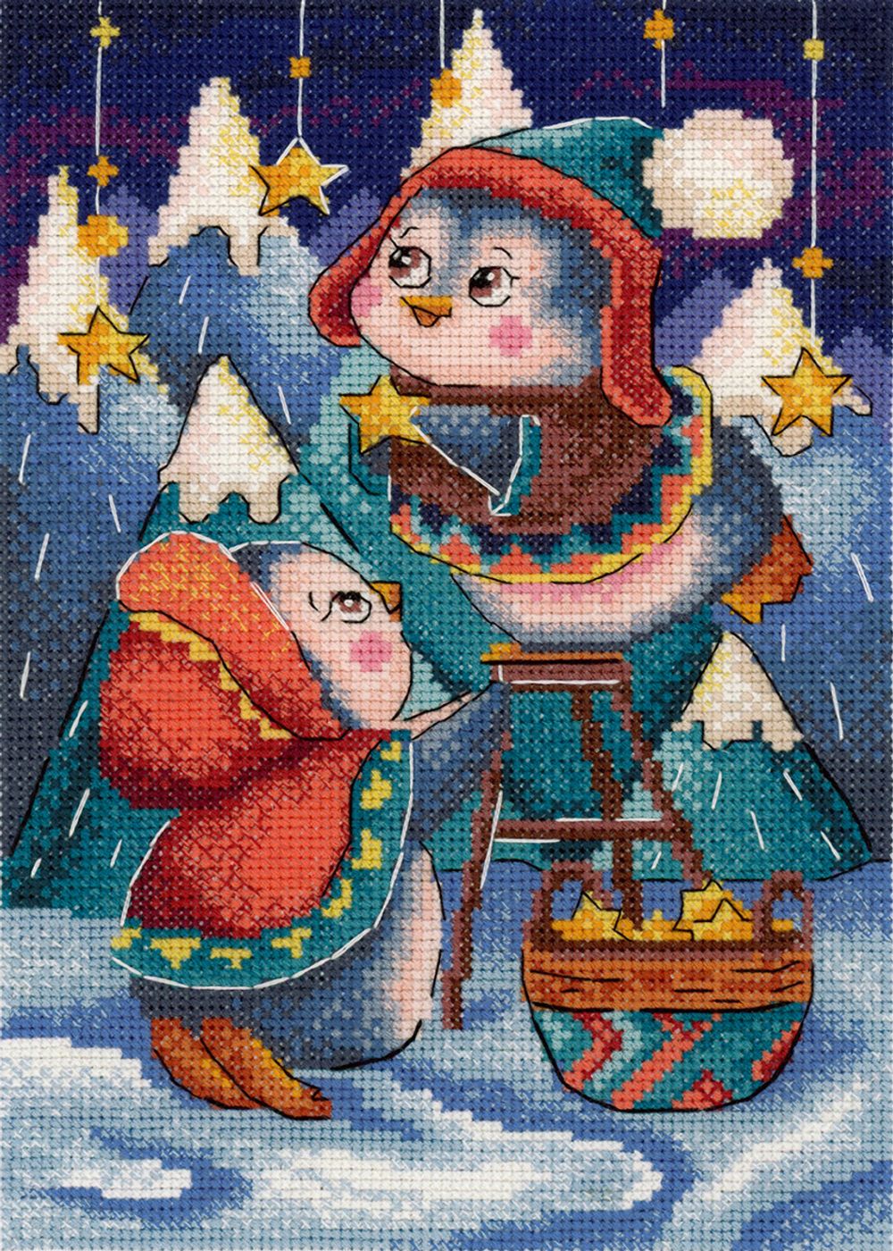 Набор для вышивания МП Студия НВ-797 Звёздное небо, 20х14 см