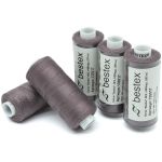 Нитки швейные бытовые Bestex 40/2, 365 м (400 ярд) / 10 кат., 391 пыльный кедр