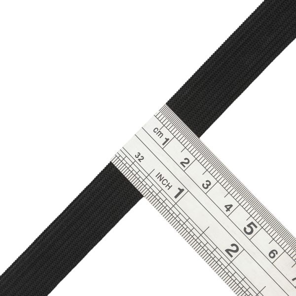 Резинка бельевая (стандартная) вязаная 15.0 мм / 40 метров, ТВ-15, черный