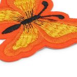 Термоаппликация Бабочка, 5.4х7см, Hobby&Pro (оранжевый)