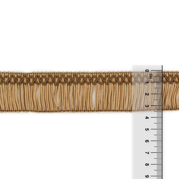 Бахрома отделочная 35.0 мм / 16 метров, 107 бежевый, Gamma А-08