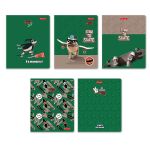 Тетрадь ученическая общая, A5+ 96 л. на скобе 60 г/м², белизна 100%, 5 шт, клетка в термоусадочной пленке, 000782 Я в моменте!, Светоч 96ТЕТк-001