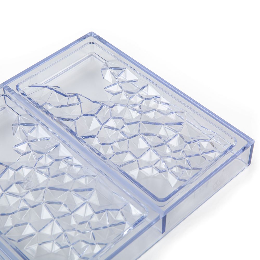 Форма для шоколада полистирол 27.5х17.5х2.5 см, 1 шт, №4 осколки, S-Chief PPC-0101