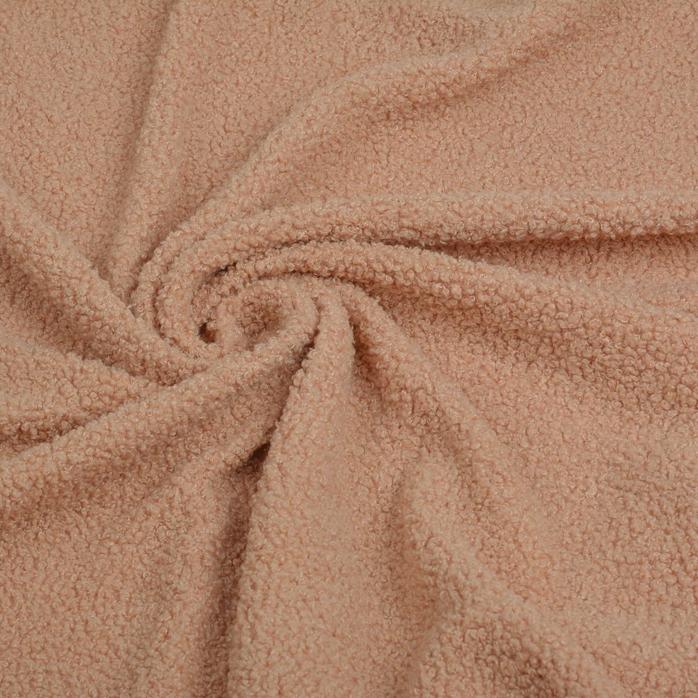 Мех трикотажный 280 г/м², шир.165см, цв.т.бежевый, 20м /TOS/