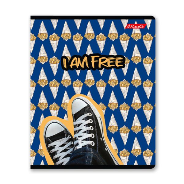 Тетрадь ученическая общая, A5+ 48 л. на скобе 65 г/м², белизна 100%, 10 шт, клетка в термоусадочной пленке, 000729 Я свободен!, Светоч 48ТЕТк-001