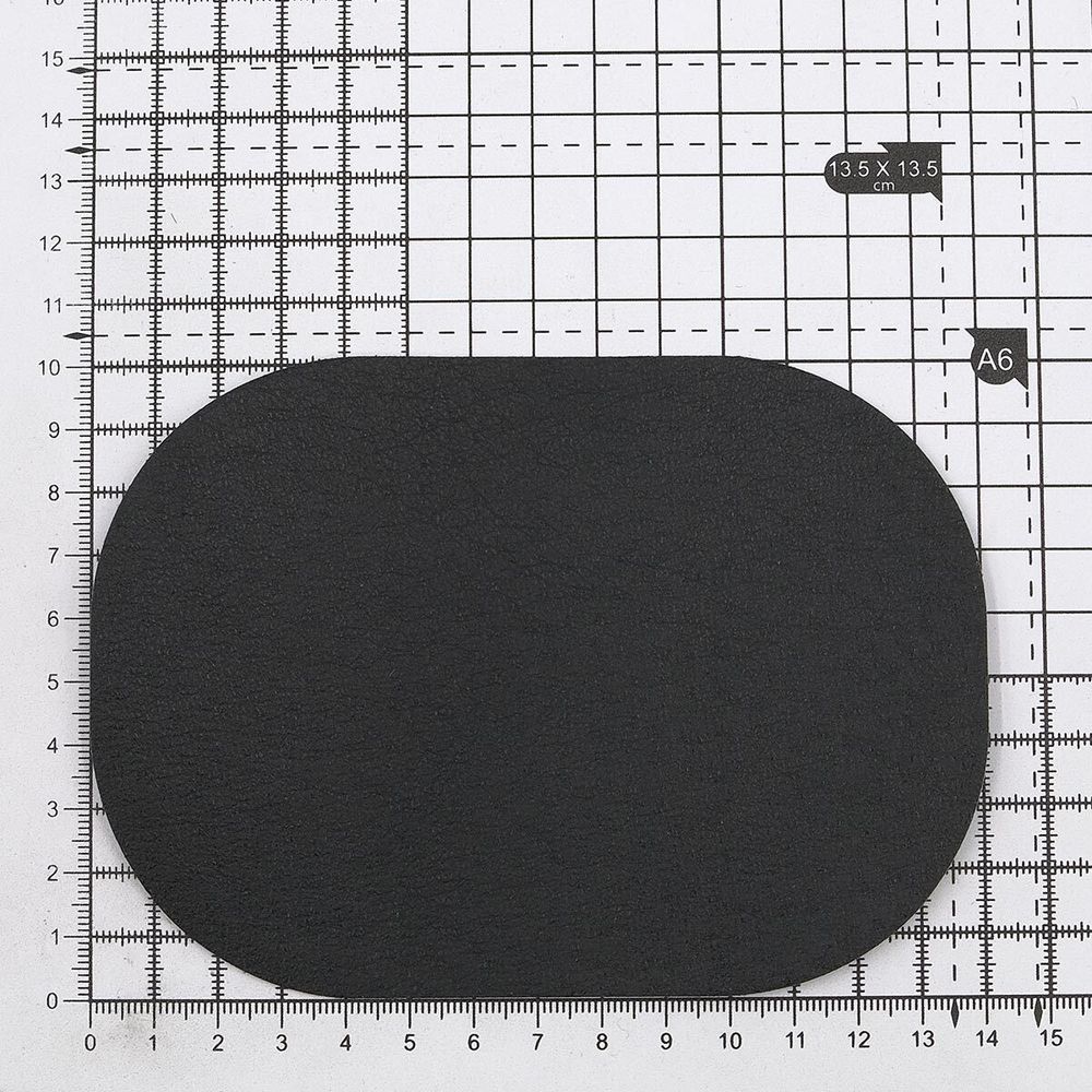 Термозаплатка, под кожу, 100x140мм (черный (black)), AZ05, 2 шт