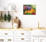 Алмазная (кристальная) мозаика Фрея ALPD-144, на подрамнике Тыквы в цветах, 50х40 см