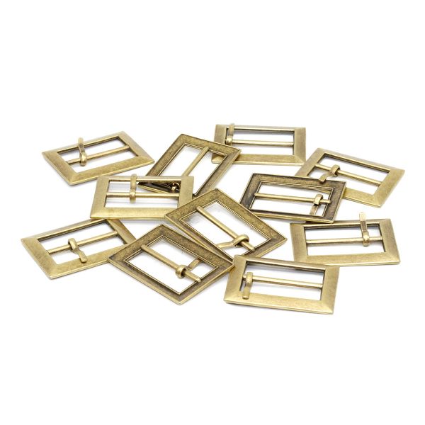 Пряжка ременная металл 30 мм. латунь, 10 шт, BIG