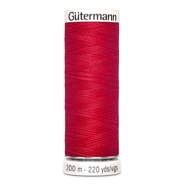 Нитки универсальные Gutermann Sew-all, 200м, 156 красный, 5 катушек