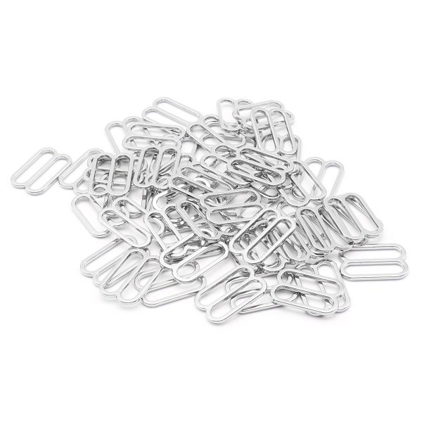 Рамки-регуляторы для бюстгальтера металл 15.0 мм, никель, ГМХ3435, 50 шт