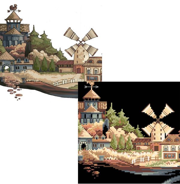 Набор для вышивания нитками Сделай своими руками, Оленьи угодья, 74х30 см