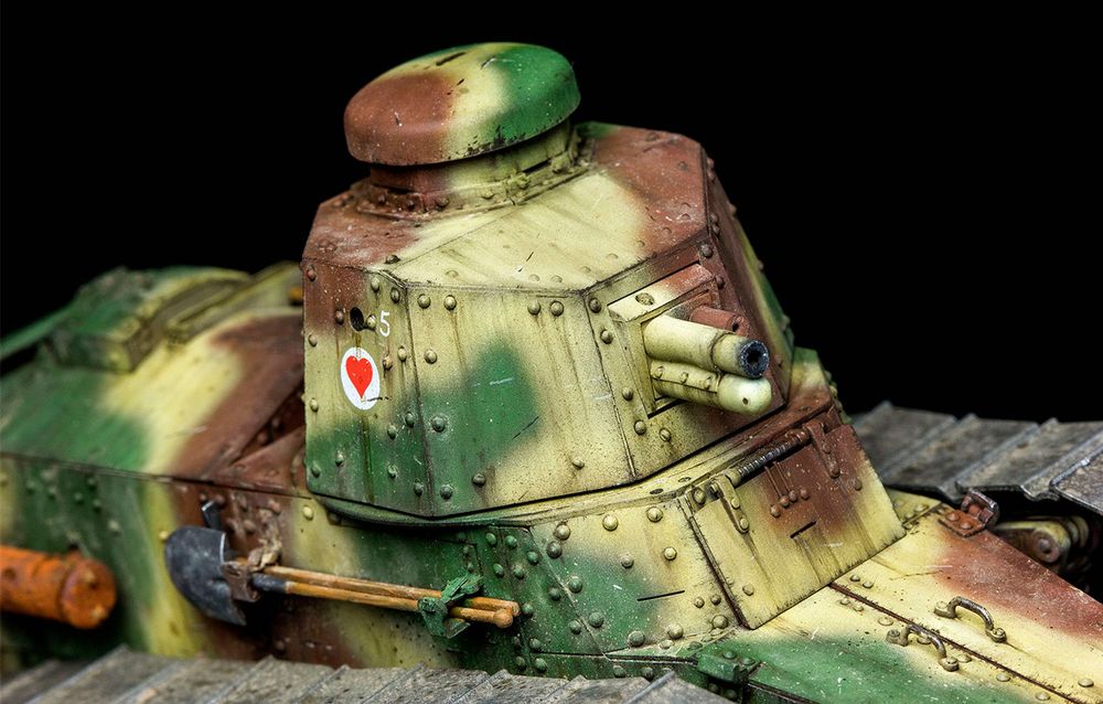 Модель сборная: танк, FT-17 LIGHT TANK (RIVETED TURRET) 1/35, Meng TS-011