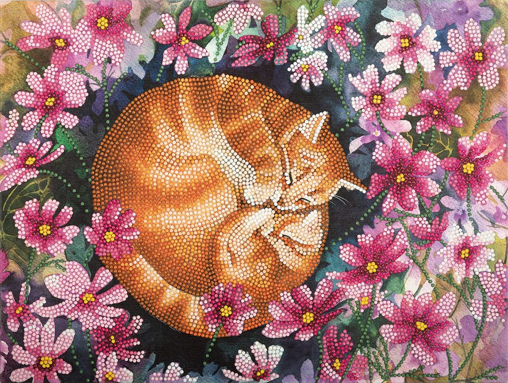 Алмазная (кристальная) мозаика Фрея, постер Мамины объятия, 40х30 см