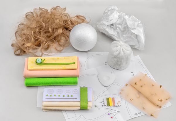 Текстильная кукла ТМ Цветной, Фея Лилия DI031 36 см