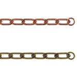 Цепочка декоративная 60 см, 5 шт, №03 под античную медь, Faycraft HKS-02