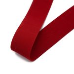 Резинка вязаная 40.0 мм / 25 метров, красный