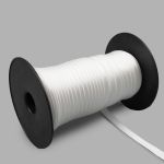 Резинка бельевая (бретелечная) блестящая 10.0 мм / 50 метров, белый, ML177.010