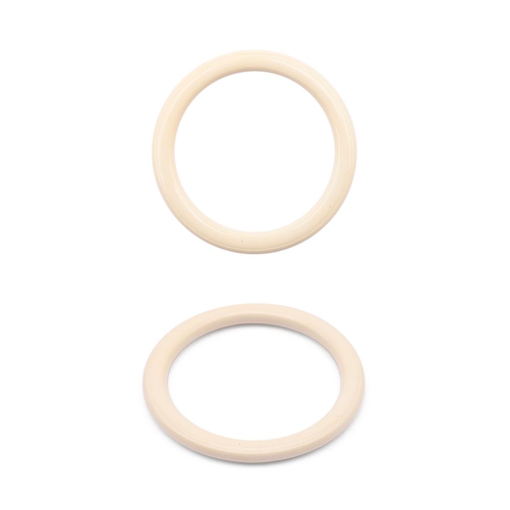 Кольца для бюстгальтера металл ⌀11.0 мм, 20 шт, C571 молочный, ГВ800