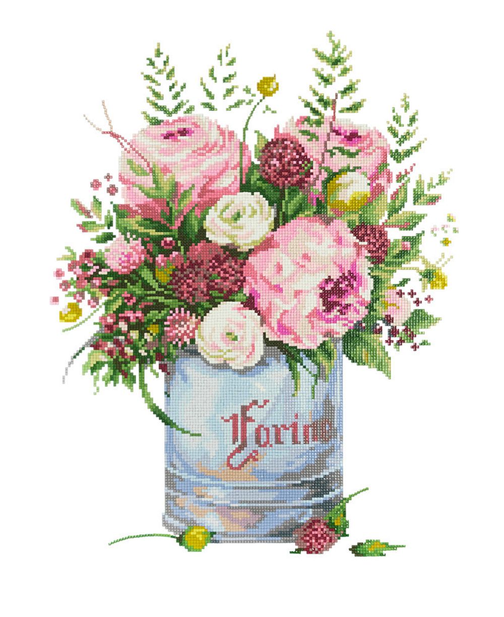 Алмазная (кристальная) мозаика Фрея, Аромат утра, 50х40 см