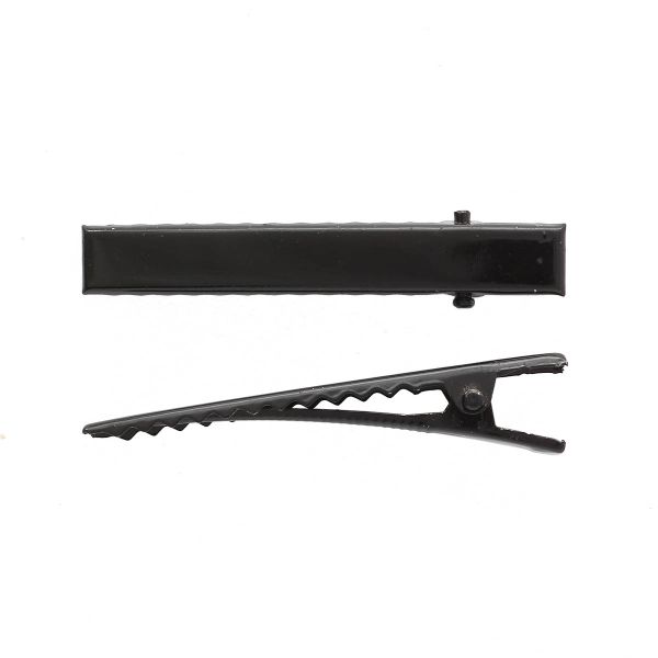 Основа для заколки крокодил, черная 5см, 5 шт в упак, Астра