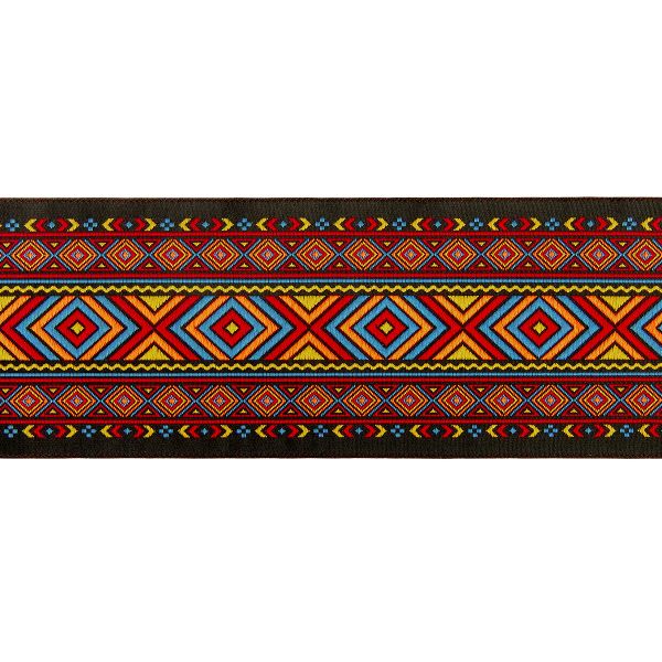 Лента (тесьма) жаккардовая 70.0 мм / 10±0.5 метров, 2, Gamma TRJ-116YP