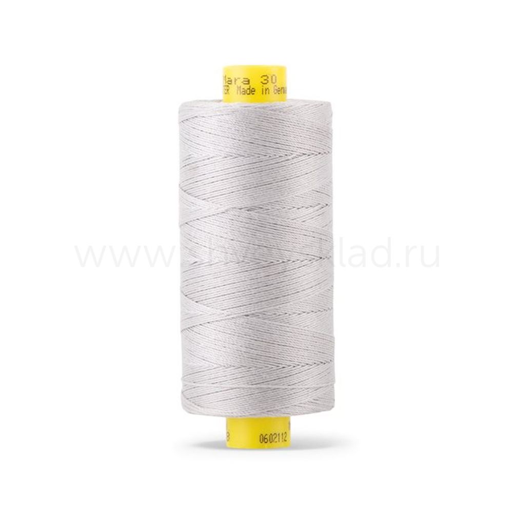 Нить отделочная Gutermann Mara 30/2, 300 м, 702404, 038 св.серый, 1 шт