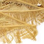 Бахрома отделочная широкая 150.0 мм / 4.5 метра, цв.золото