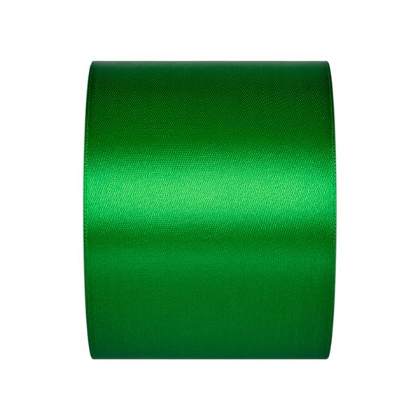 Лента атласная 1-сторонняя 75.0 мм / 33±2 метра, 152 зеленый, Gamma