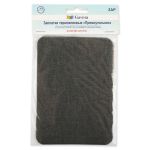 Термозаплатка Прямоугольник 14х10 см, ZAP, №03 джинс серый, Gamma ZAP