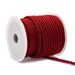 Шнур витой ⌀5.0 мм / 18.29 метров, 53 т-красный