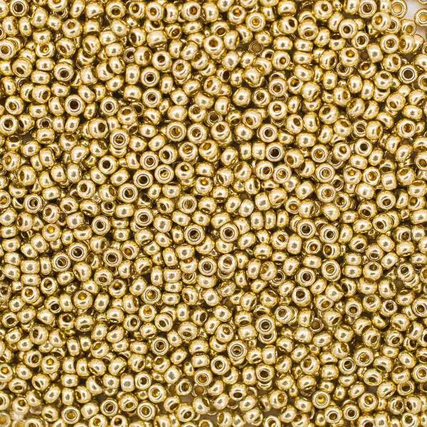 Бисер Preciosa Solgel metallic 10/0 (2.3 мм), 100 г (5х20 г), цв. 18151