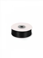 Лента атласная 1-сторонняя 25.0 мм / 22.5±1 метра, 3173 черный, Magic4Hobby