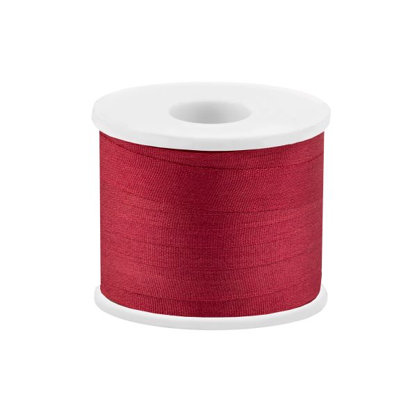 Лента (тесьма) шелковая 7.0 мм / 45.5±0.5 метров, №106 бордовый, Gamma SR-7