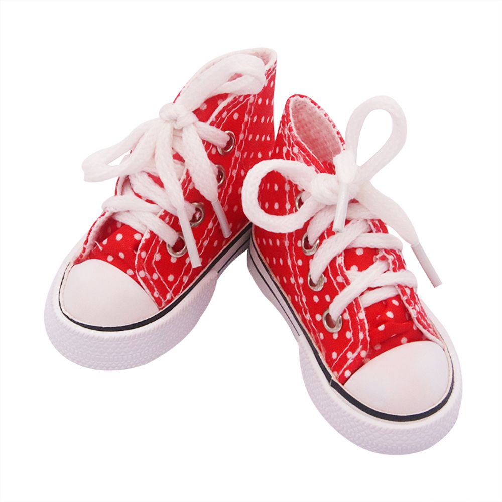 Обувь для кукол Кедики 7.5 см, 03 красный, HobbyBe KBG-2